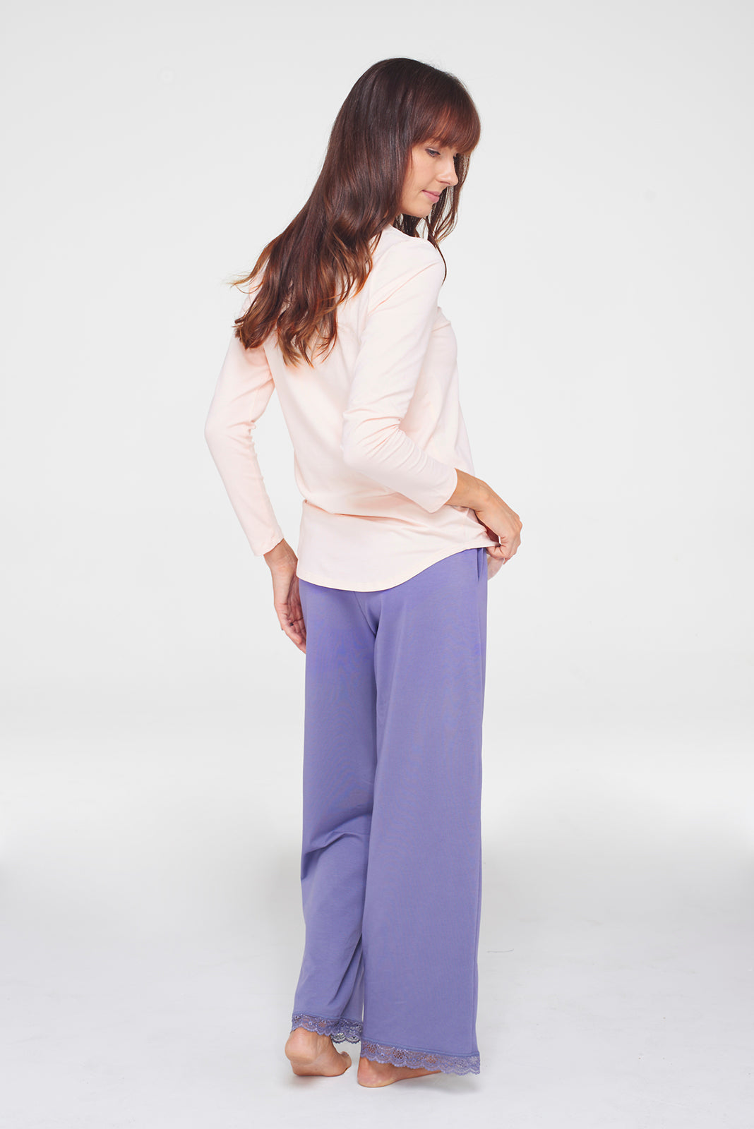 drawstring pant in evening sky