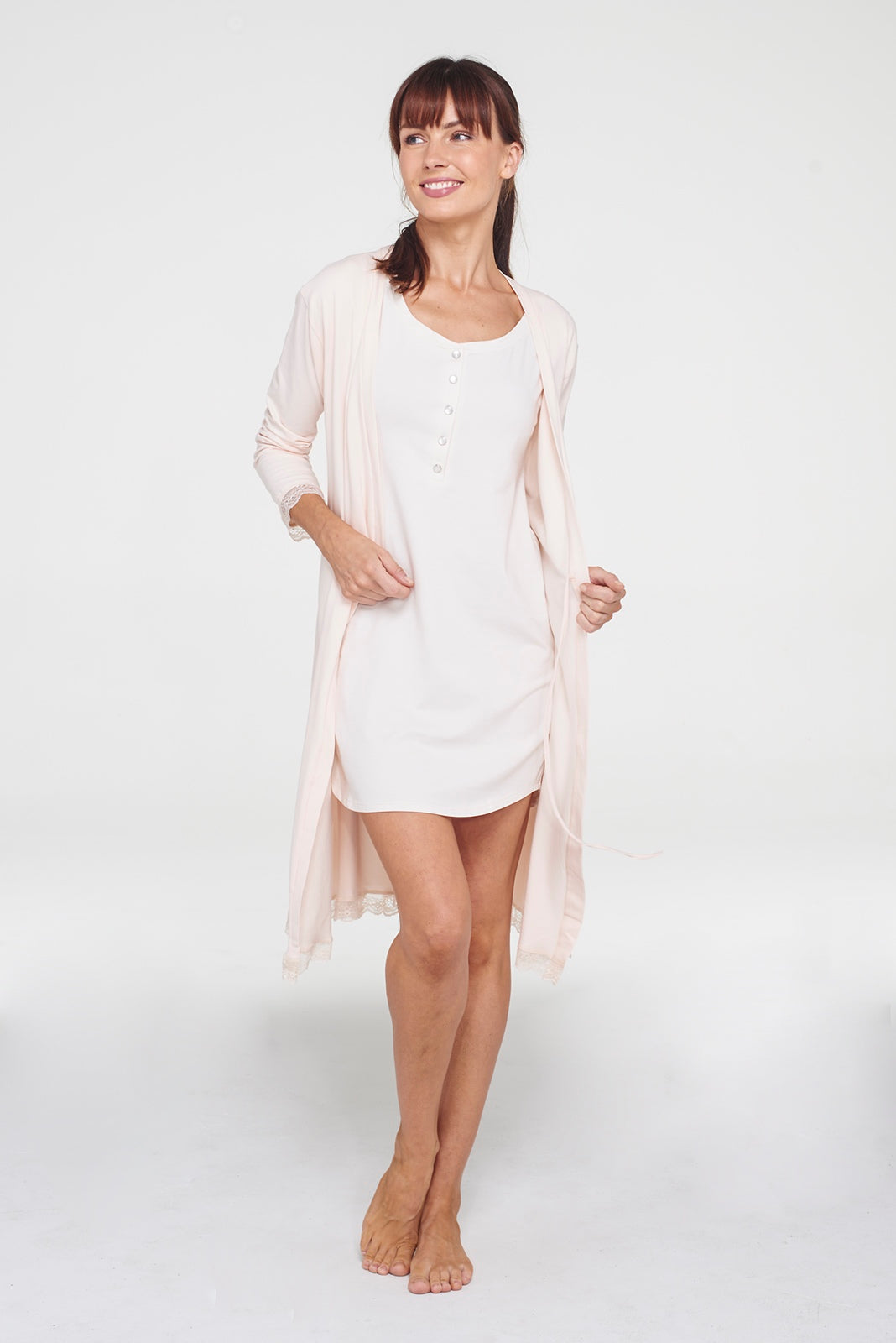 sorella robe in Pink Blush